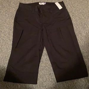 NWT black work pants with POCKETS!!